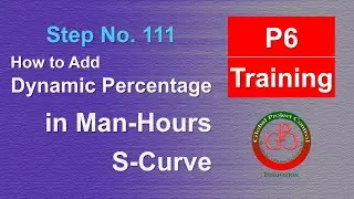 🔴 How to add Dynamic Percentage in Man-Hours S-Curve