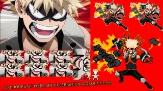 100 HOURS OF PIXEL ART CELEBRATION VIDEO! INFO ON UPCOMING SHORTFILM! NEW CHANNEL MASCOT?!?!?!?!?!?!