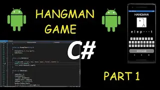 C# Hangman Tutorial (Xamarin.Forms) Android part1