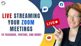 Live Streaming your Zoom Meetings to Facebook, YouTube, and MORE!