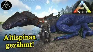 Altispinax passiv gezähmt! Neuer semi-aquatischer Fleischfresser! ► E110 - ARK Lost Island Gameplay