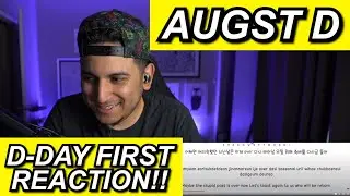 RAPPER REACTS!! SO MUCH ENERGY!! AUGST D 'D-DAY' FIRST REACTION!!