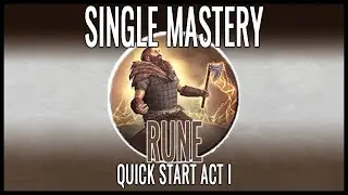 Titan Quest Rune Single Mastery - Act 1 Quickstart