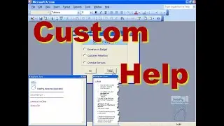 Custom Help System in Access ~ DataPig