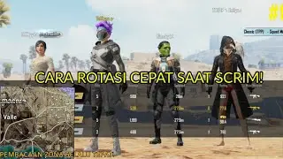 ROTASI CEPAT DAN PEMBACAAN ZONA YANG TEPAT, SCRIM SANTAI BARENG SQUAD - PUBG MOBILE INDONESIA