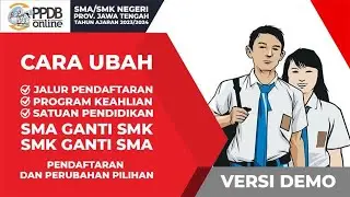 HOW TO CHANGE YOUR REGISTRATION FOR PUBLIC HIGH SCHOOL/VOCATIONAL SCHOOL IN CENTRAL JAVA PROVINCE...
