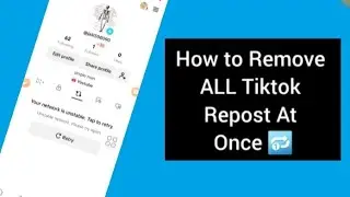 how to remove repost on tiktok