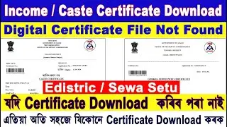 How to Download Digital Certificate Online / File Not Found Download Certificate / 100% Solved