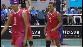 Nepal beat Maldives 3 - 1 set (Central Zone Volleyball Championship)