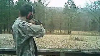 Me and Corey Shooting Assult Weapons