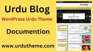 Urdu Blog WordPress Urdu Theme for Personal Blog or News Website