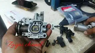 Servis beat injeksi pemula standart bengkel resmi dan cek sensor iacv sensor choke