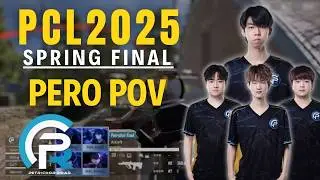 PCL2025 PeRo Pov | PCL Spring Final  DAY3 | CHAMPION - PUBG Pro