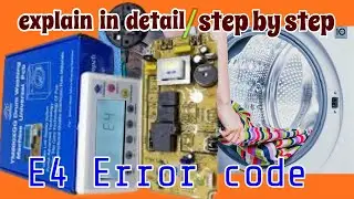 E4 Error Code Fix: Troubleshooting Universal PCB Washing Machine Problems #therochaktech #diy #lg
