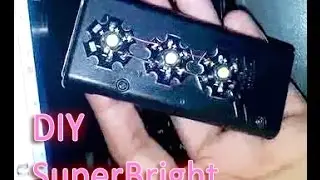 Super Bright 3 LED flash Light Modified 3watts rating Rechargable