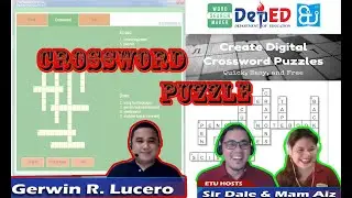 Basic OER DepEd EdTech | Crossword Puzzle Maker Tutorial