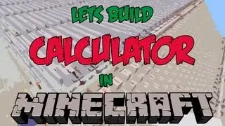 Делаем калькулятор в minecraft (ч.1):Устройство ввода