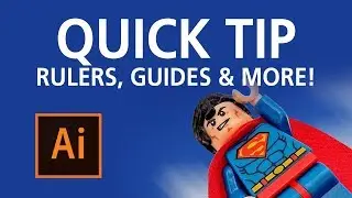 Adobe Illustrator Quick Tip - Rulers, Guides, Measuring & More!