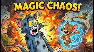 “Tom & Jerry Genie Chaos 💥 Magic Gone WRONG!