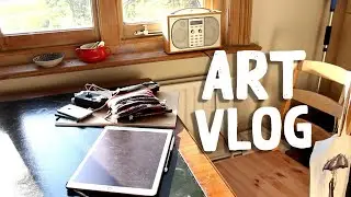 A peaceful slice of life - ART VLOG