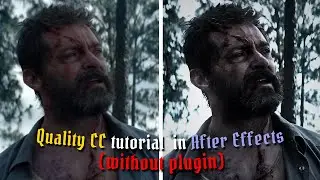 How To Make Quality CC in After Effects (without plugin) | Tutorial | _logan_