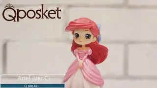 Обзор фигурки Русалочка Ариэль в розовом платье Q Posket Petit. Petit: Ariel (ver C) preview