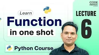 Python Functions in One Shot for Beginners | Python Full Course
