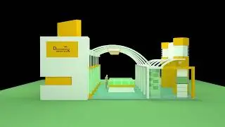 3D Exhibition Stall I Arena Animation
