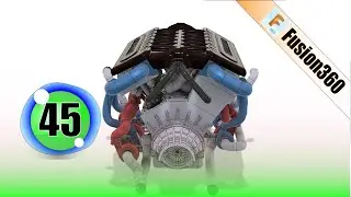 Fusion 360 Modeling V12 Engine EP 45 😍 Full HD