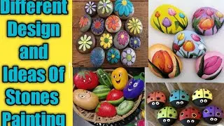 Easy Stone Art Ideas||Rock Painting Pebble Art||Stone DIY and Different Ideas for Home Gardening||
