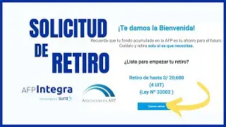 Como Solicitar el Retiro de mi AFP INTEGRA 2024 - Tutorial Paso a Paso ✅