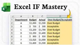 How to Use IF and IFS Functions in Excel for Conditional Decisions