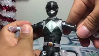 Power Rangers Lightning Collection - Mighty Morphin “Metallic” Black Ranger Figure Review