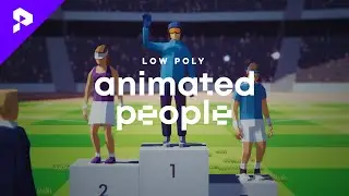Low Poly Animated People