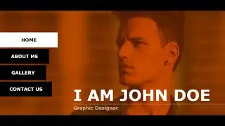 How to create a personal portfolio website using HTML and CSS Part-3