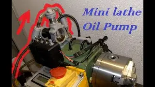 Mini Lathe Oil pump , Compeleted Over engineered Oil Pump :)