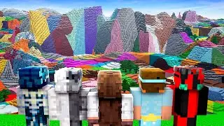 Can YouTubers Beat Minecraft in a World of Random Chunks?