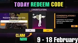 free fire redeem code 14 february 2023 | today redeem code free fire | ff max redeem code