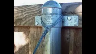 Straighten Fence posts that lean
