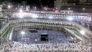 Felak Suresi Kabe İmamı Sudais Türkçe Altyazılı Mealli