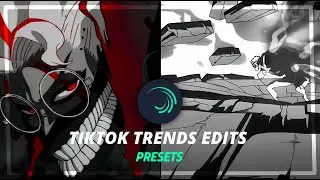 Tiktok Trends Anime Edits Presets| Alight Motion
