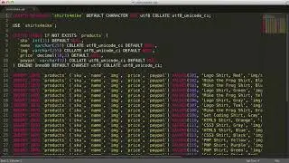 Using PHP with MySQL : Creating the Products Table