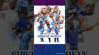 Shikhar dhawan Retired from international cricket #cricket #shortsvideo #viral #news