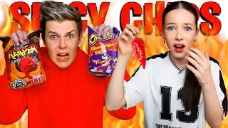 SHE COULDN'T BREATHE!🥵 Spicy Chip Challenge!