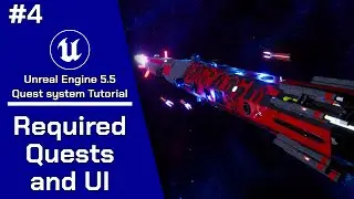 Unreal engine 5.5 Quest system Tutorial Ep 4: Required Quests and UI