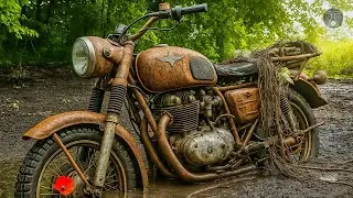 Man Restores A Soviet Motorcycle - UNREAL Transformation ( by @MRNVCDIY )