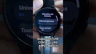 Enable GESTURES Control 🔥 like Apple Watch ⌚️ 