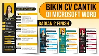 Cara Membuat CV Curriculum Vitae di Microsoft Word