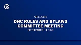 Rules and Bylaws Committee Meeting - September 14, 2023