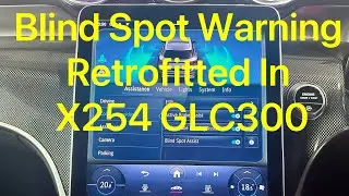 Blind Spot Warning Retrofitted In X254 GLC300 2024 SA234